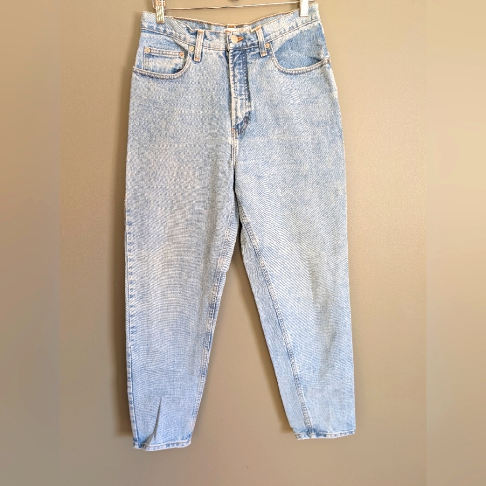 Abercrombie & Fitch Vintage High Rise Tapered Leg Jeans Size 8